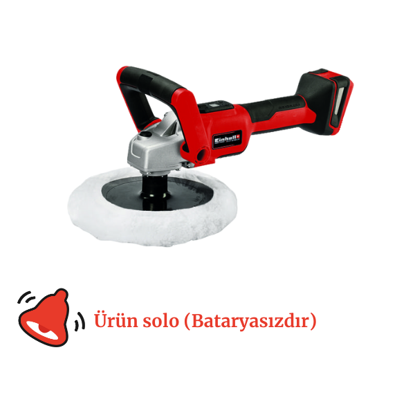 EİNHELL CE-CP 18/180 Lİ E AKÜLÜ POLİSAJ MAKİNESİ SOLO