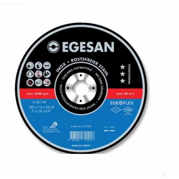 EGESAN 180*1,6 İNOX KESME TAŞI
