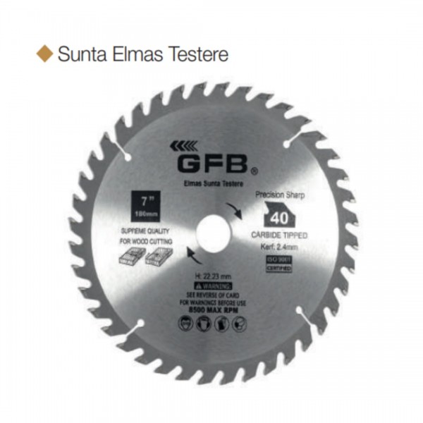GFB 230*40 SUNTA KESMET*30 TCT