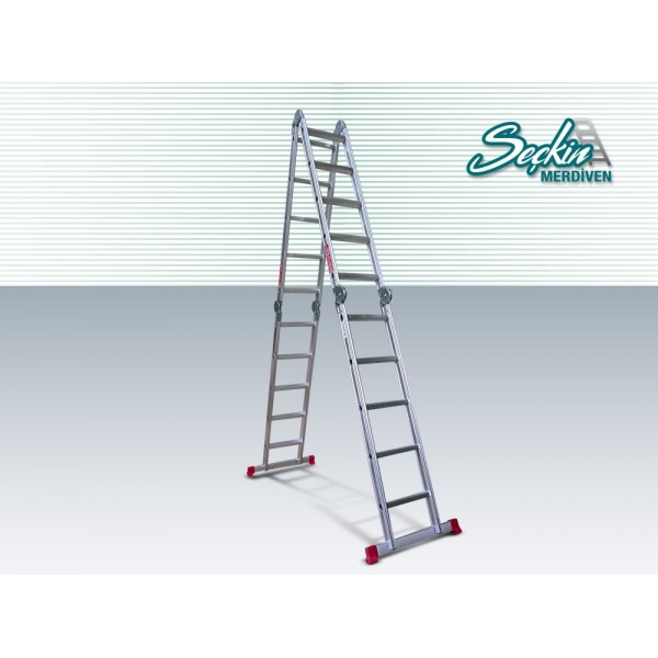 ÇOK AMAÇLI GOLD 4*6 670 CM ALÜMİNYUM MERDİVEN AKROBAT